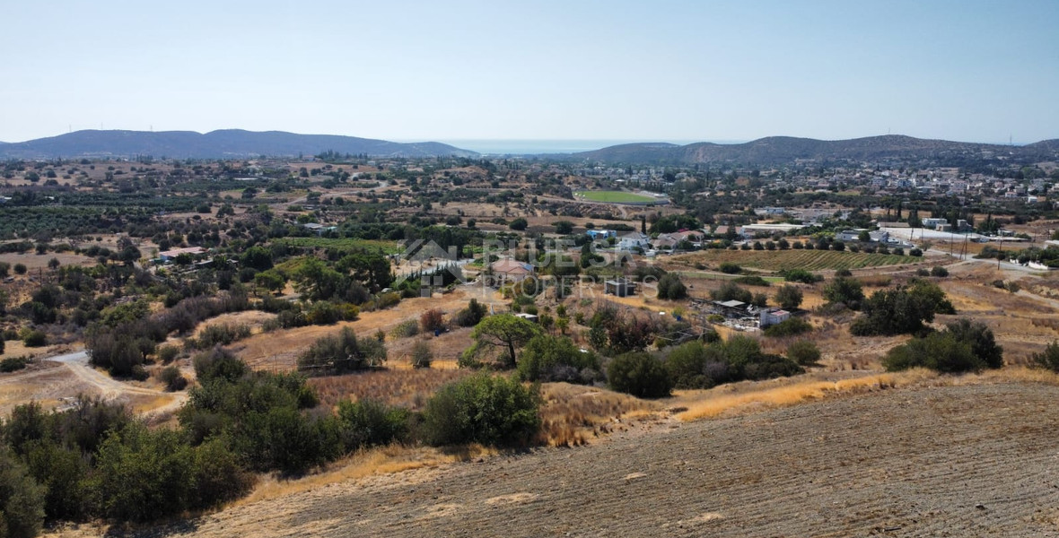 Large Development Land for Sale in Pyrgos: Elevated with Sea Views