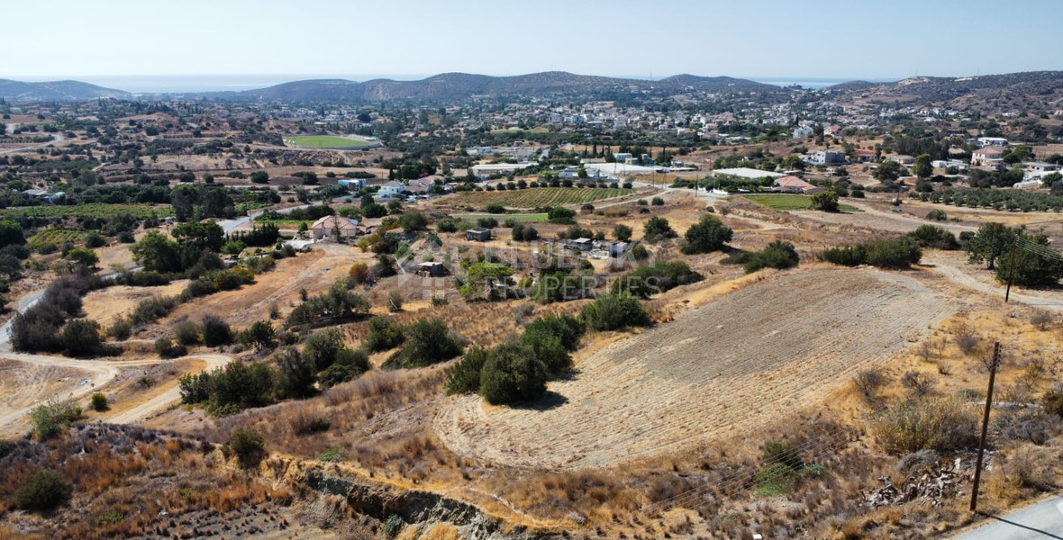 Large Development Land for Sale in Pyrgos: Elevated with Sea Views