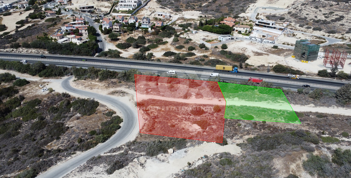 Tourist Land for Sale in Agios Tychon: Prime Location with High Visibility and Development Potential