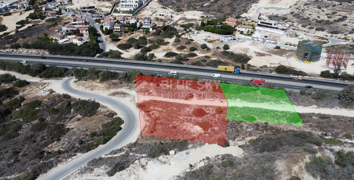 Tourist Land for Sale in Agios Tychon: Prime Location with High Visibility and Development Potential