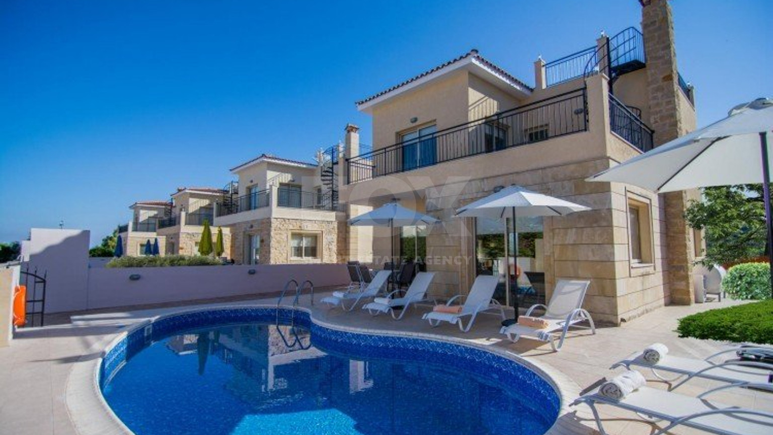 Luxury three Bedroom Villa with Private Pool & Sea Views in Green Valley Gardens, Prodromi – Near Polis & Latchi Marina for sale