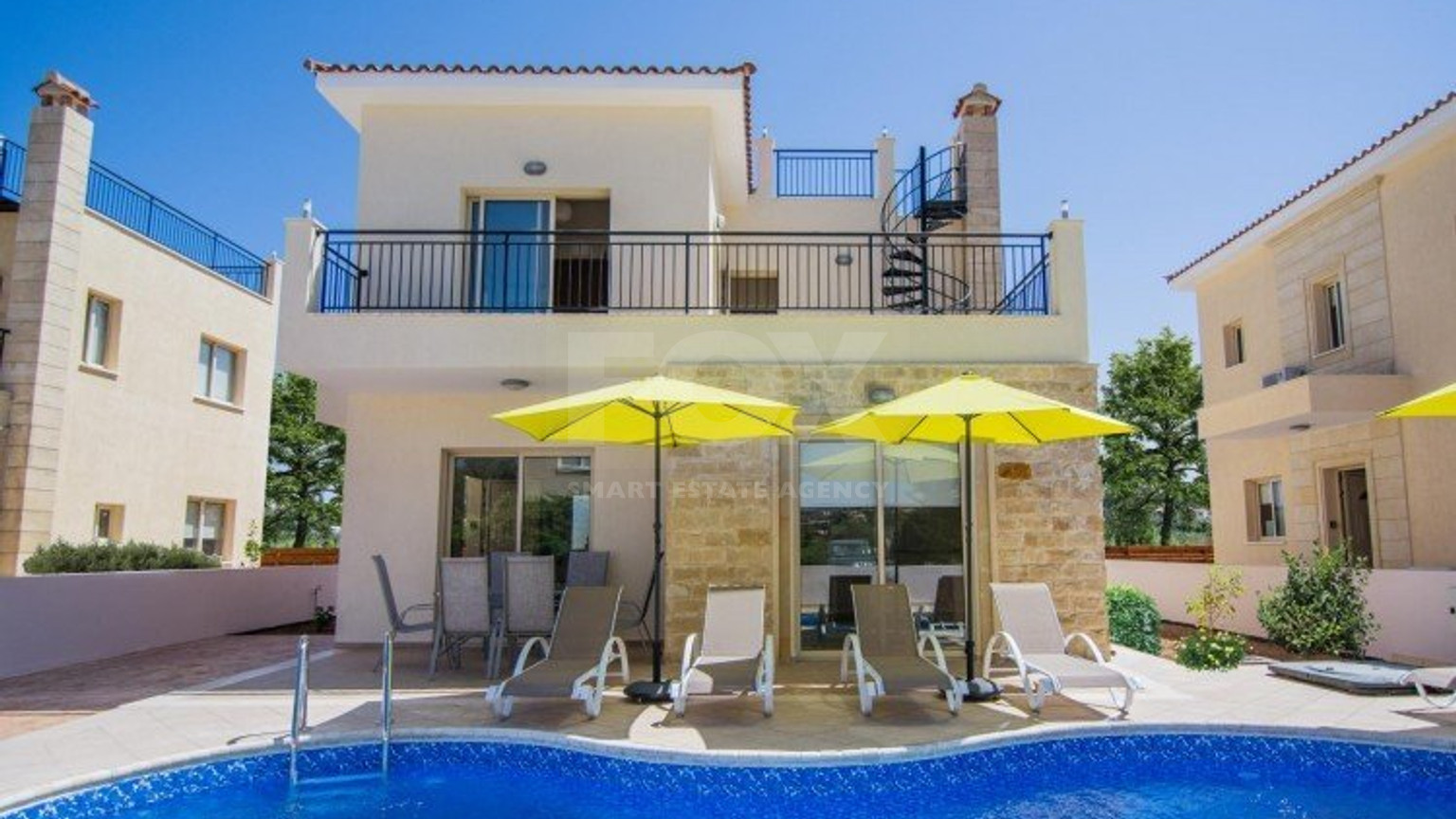 Luxury three Bedroom Villa with Private Pool & Sea Views in Green Valley Gardens, Prodromi – Near Polis & Latchi Marina for sale