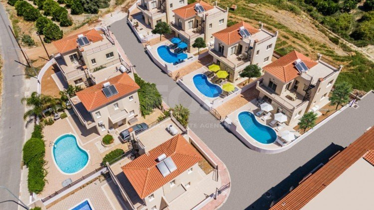 Luxury three Bedroom Villa with Private Pool & Sea Views in Green Valley Gardens, Prodromi – Near Polis & Latchi Marina for sale