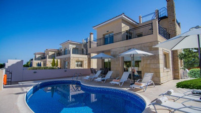 Luxury three Bedroom Villa with Private Pool & Sea Views in Green Valley Gardens, Prodromi – Near Polis & Latchi Marina for sale