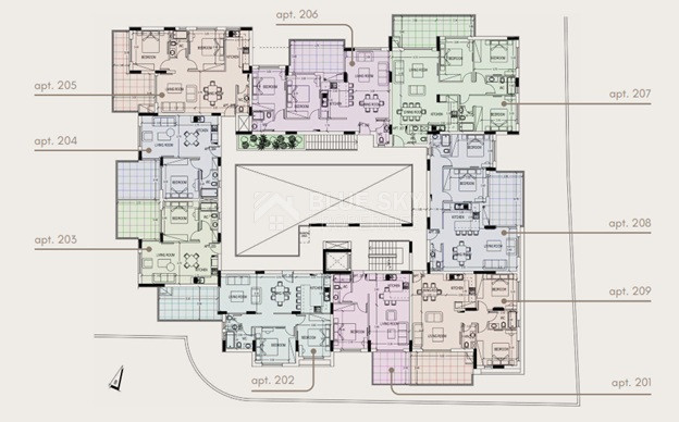 Modern 1  bedroom apartment for sale in Tranquil Erimi, Limassol