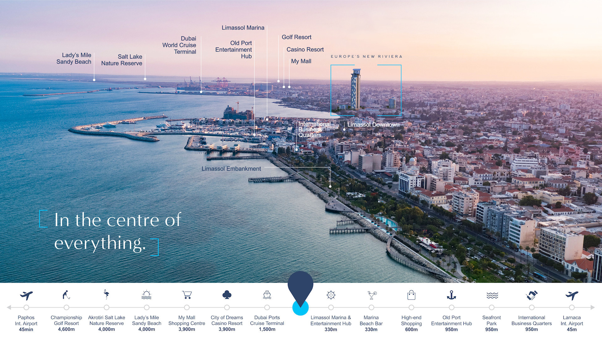 Appartement 1 chambre 107 m² Limassol, Chypre