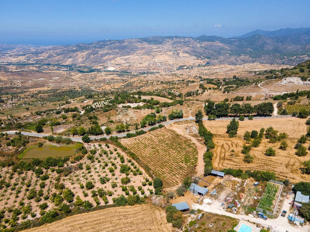 Residential Field for Sale in Fyti, Paphos – 7,358m² Plot in Zone H3 Ideal for Development