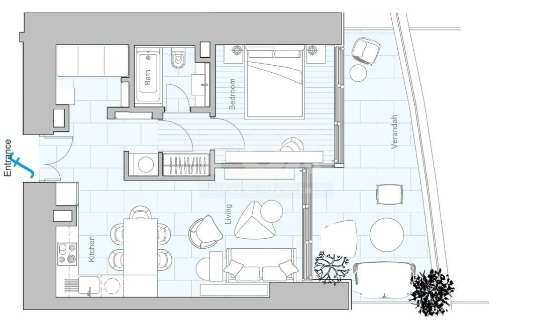 Beachfront One Bedroom Apartment for Sale in Limassol Marina