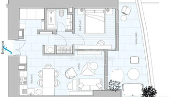 Beachfront One Bedroom Apartment for Sale in Limassol Marina