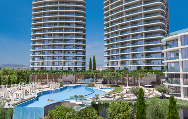 Elegant Seafront Living in Limassol - Seafront One Bedroom Apartment for Sale in Limassol Marina