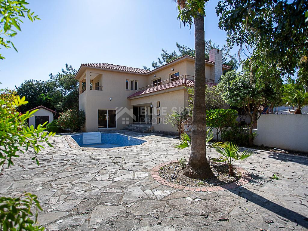 For Sale 3 Bedroom Two-Storey Detached House with Large Plot & Swimming Pool – Pissouri, Limassol