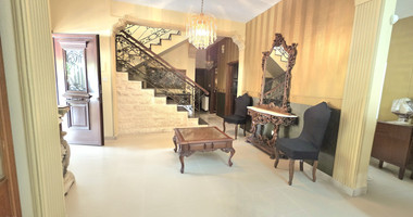 Vintage luxury Five plus one Bedroom Furnished Detached Villa with three jakuzzi and sauna, 300m from the sea for rent in Neapoli Limassol