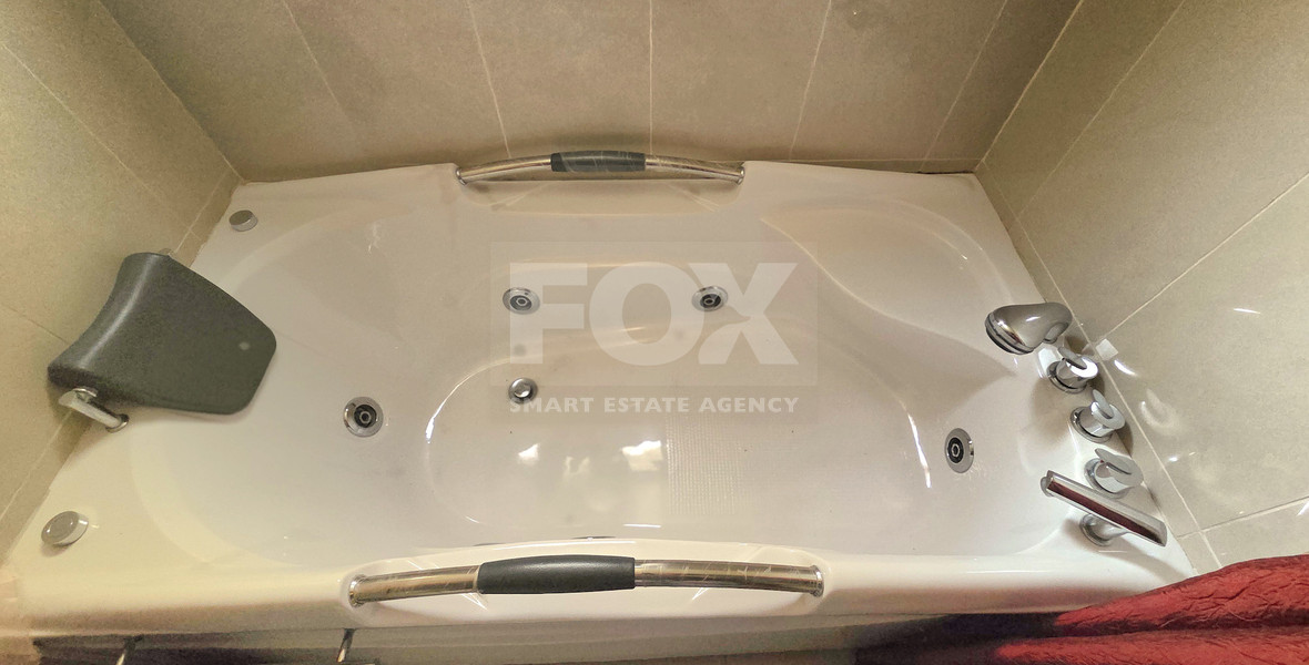 Vintage luxury Five plus one Bedroom Furnished Detached Villa with three jakuzzi and sauna, 300m from the sea for rent in Neapoli Limassol