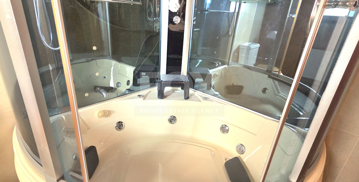 Vintage luxury Five plus one Bedroom Furnished Detached Villa with three jakuzzi and sauna, 300m from the sea for rent in Neapoli Limassol