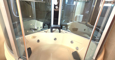 Vintage luxury Five plus one Bedroom Furnished Detached Villa with three jakuzzi and sauna, 300m from the sea for rent in Neapoli Limassol