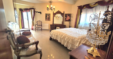 Vintage luxury Five plus one Bedroom Furnished Detached Villa with three jakuzzi and sauna, 300m from the sea for rent in Neapoli Limassol