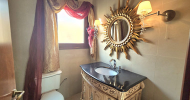 Vintage luxury Five plus one Bedroom Furnished Detached Villa with three jakuzzi and sauna, 300m from the sea for rent in Neapoli Limassol