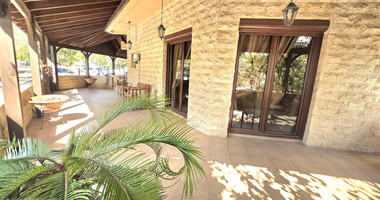 Vintage luxury Five plus one Bedroom Furnished Detached Villa with three jakuzzi and sauna, 300m from the sea for rent in Neapoli Limassol