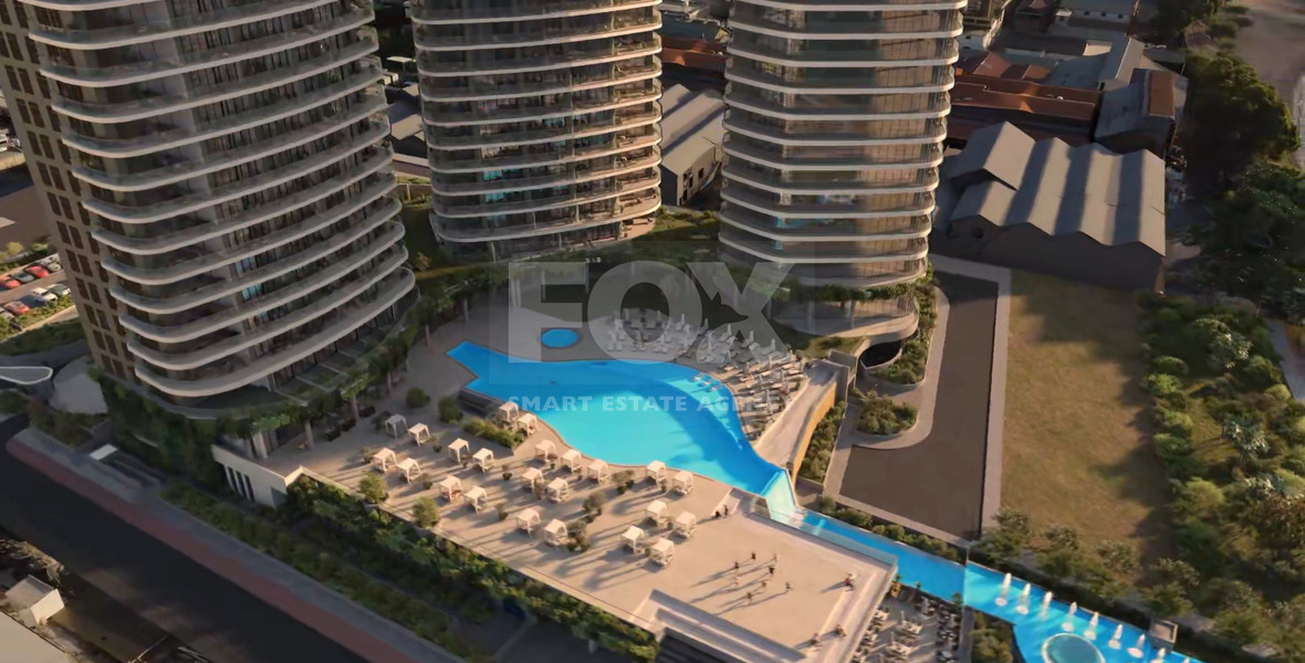Elegant Seafront Living in Limassol - Seafront One Bedroom Apartment for Sale in Limassol Marina