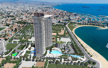 Elegant Seafront Living in Limassol – Spacious Three-Bedroom Residence for sale close to Limassol Marina