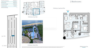 Elegant Seafront Living in Limassol – Spacious Two-Bedroom Residence for sale close to Limassol Marina