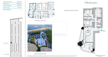 Luxury Beachfront Three Bedroom Apartment for Sale in Limassol Marina– Seafront Living