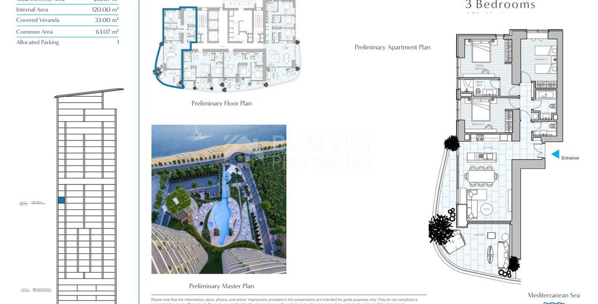 Luxury Beachfront Three Bedroom Apartment for Sale in Limassol Marina– Seafront Living