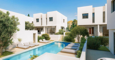 Modern three bedroom Villas in Pegeia,  Private Gardens & Communal Pool Near Coral Bay