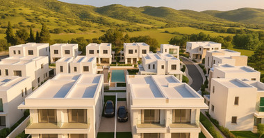 Modern three bedroom Villas in Pegeia,  Private Gardens & Communal Pool Near Coral Bay