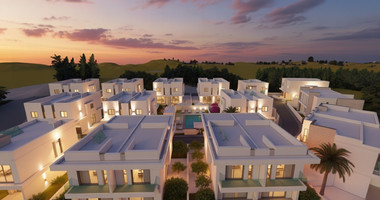 Modern three bedroom Villas in Pegeia,  Private Gardens & Communal Pool Near Coral Bay
