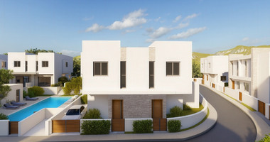 Modern three bedroom Villas in Pegeia,  Private Gardens & Communal Pool Near Coral Bay