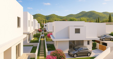 Modern three bedroom Villas in Pegeia,  Private Gardens & Communal Pool Near Coral Bay