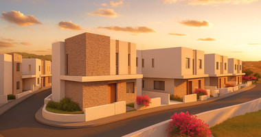 Modern three bedroom Villas in Pegeia,  Private Gardens & Communal Pool Near Coral Bay