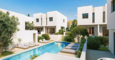 Modern three bedroom Villas in Pegeia,  Private Gardens & Communal Pool Near Coral Bay