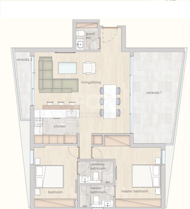 Amazing 2 bedroom apartment for sale in Katholiki, Limassol