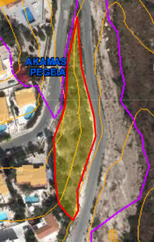 Plot of land for sale 1273 m² in Pegeia, Paphos, Cyprus