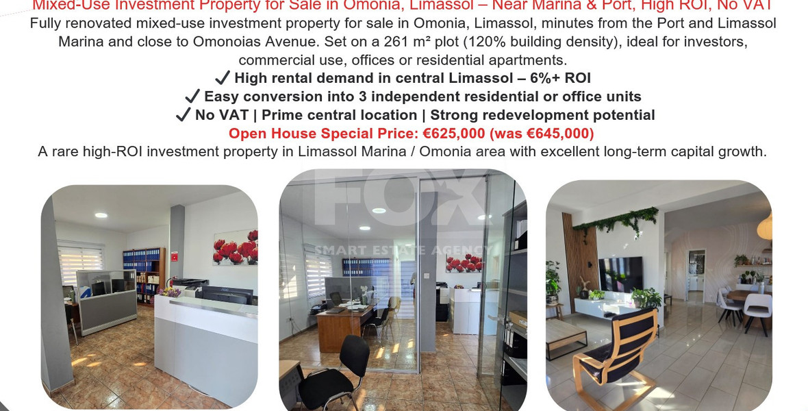 Apartment Building for Sale in Omonoia Limassol – High Yield Investment