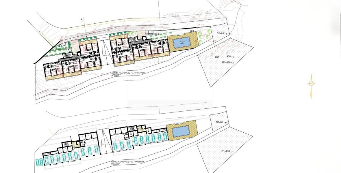 Modern two bedroom apartment in Konia, Paphos with Pool & Sea Views