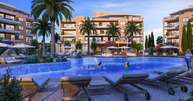 Penthouse for Sale in Trachoni, Limassol | Two-Bedroom, Pools & Green Views