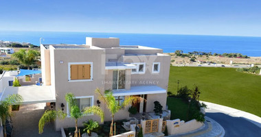 Luxury four Bedroom Coastal Villa for Sale in Chloraka, Paphos – Panoramic Sea Views & Private Pool