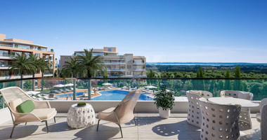 Luxury Apartment for Sale in Trachoni, Limassol | One-Bedroom, Pools & Green Views