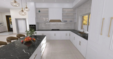 Prestigious five Bedroom Seaside Villa on the Golden Mile, Paphos – Private Pool & Modern Amenities