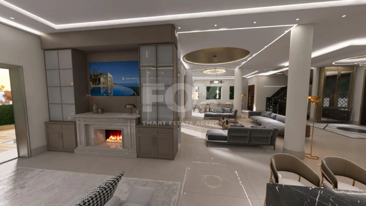 Prestigious five Bedroom Seaside Villa on the Golden Mile, Paphos – Private Pool & Modern Amenities