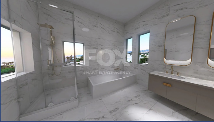 Prestigious five Bedroom Seaside Villa on the Golden Mile, Paphos – Private Pool & Modern Amenities