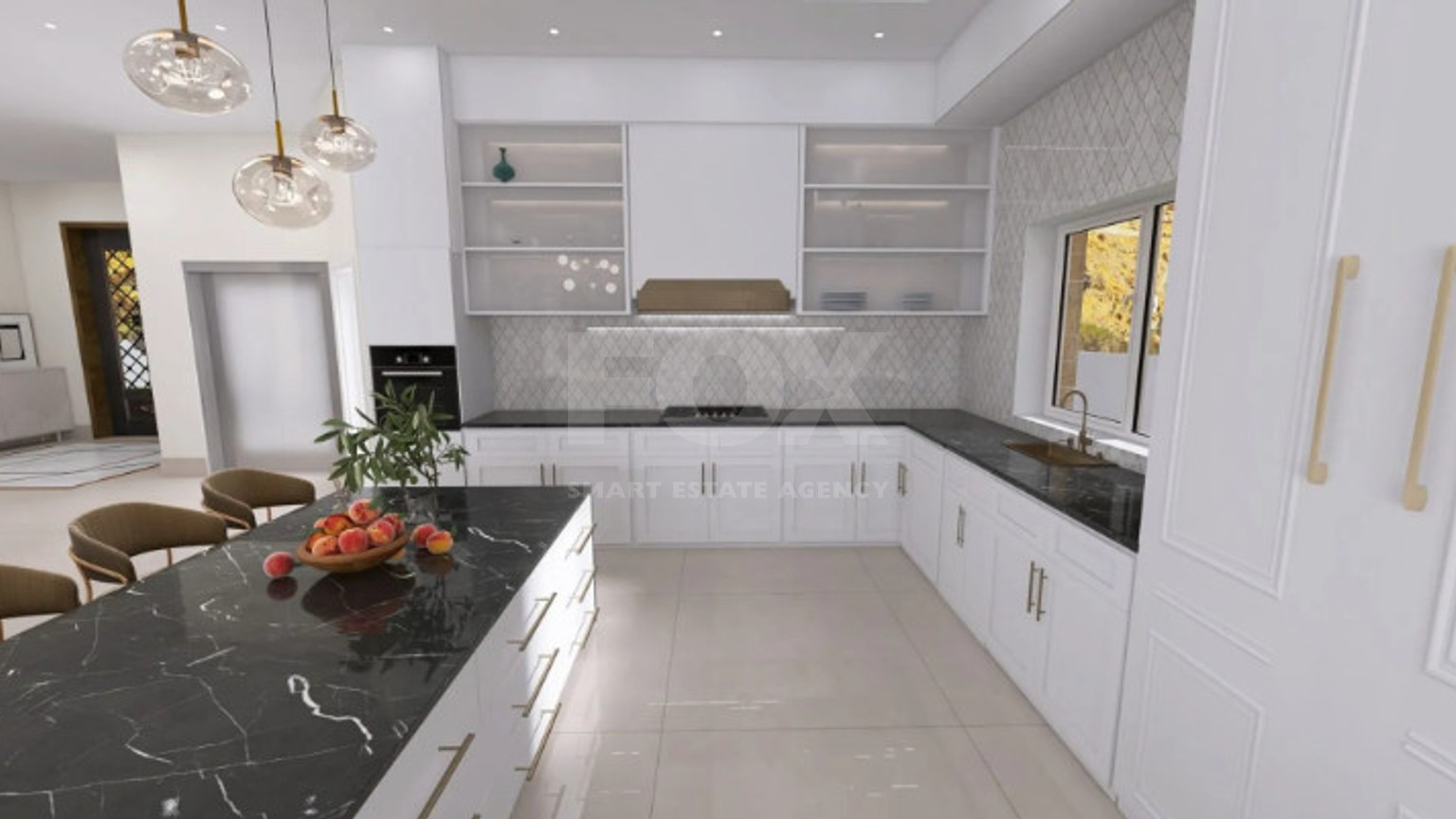 Prestigious five Bedroom Seaside Villa on the Golden Mile, Paphos – Private Pool & Modern Amenities