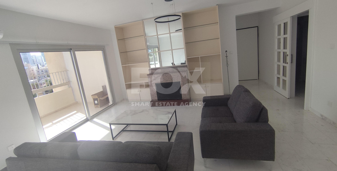 Nice three bedroom apartment with sea view in Agios Athanasios (tourist area) for rent, Limassol