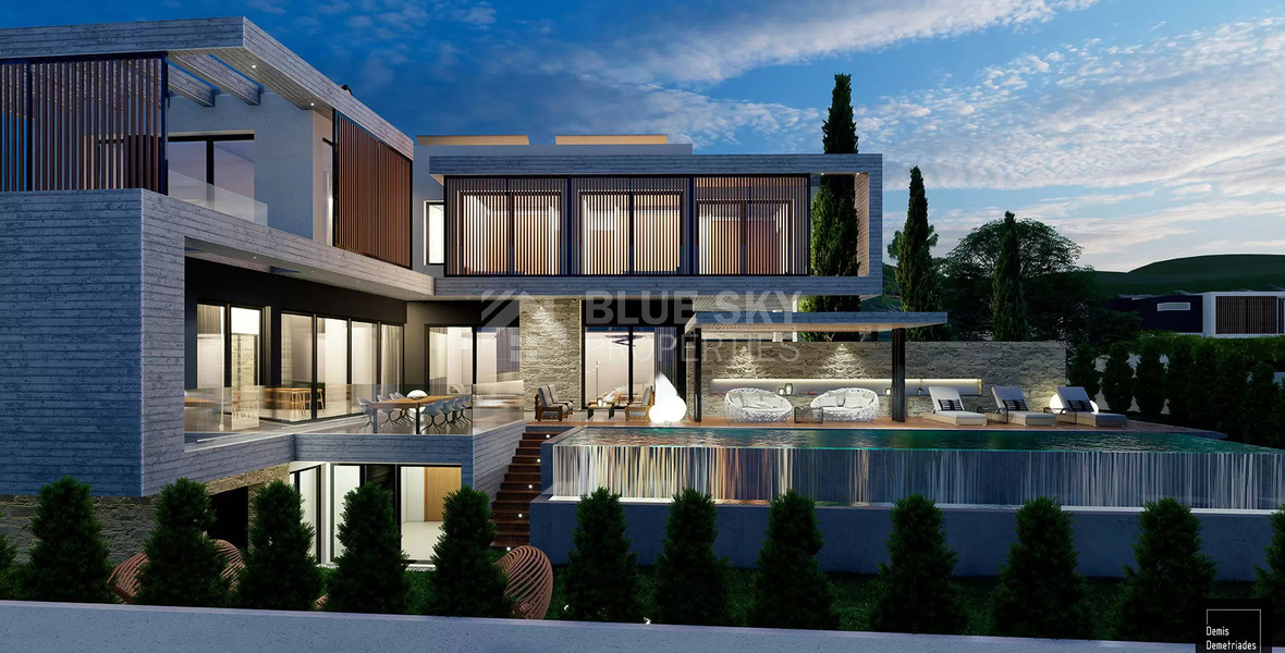 For Sale: Exquisite Luxury 6 Bedroom Villa with Panoramic Mountain Views in Germasogeia, Limassol