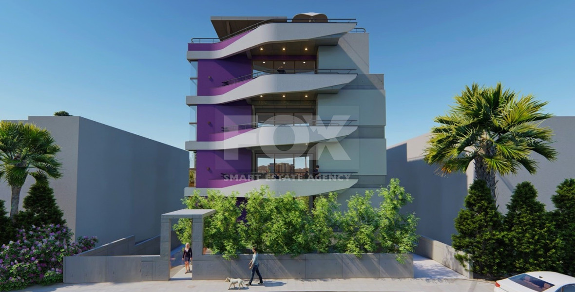For Sale: Modern 4-Story Residential Building with Luxury Penthouse in Agios Athanasios