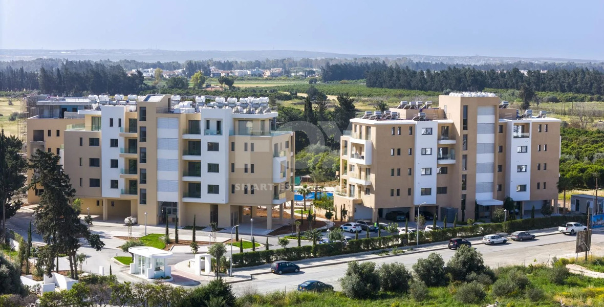 Luxury Apartment for Sale in Trachoni, Limassol | Two-Bedrooms, Pools & Green Views