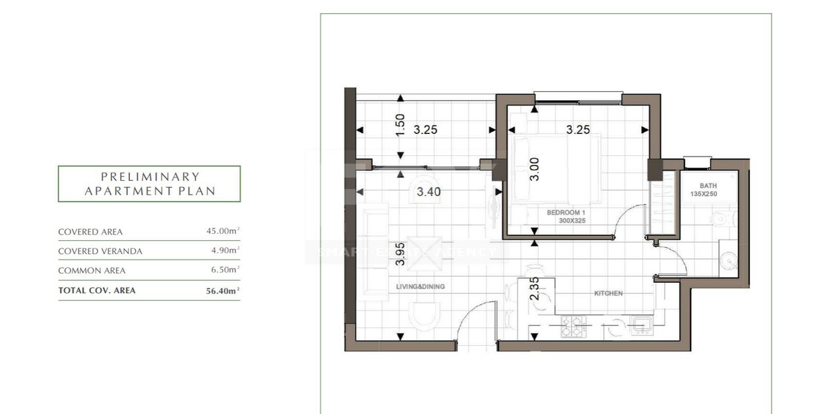 Luxury Apartment for Sale in Trachoni, Limassol | One-Bedroom, Pools & Green Views